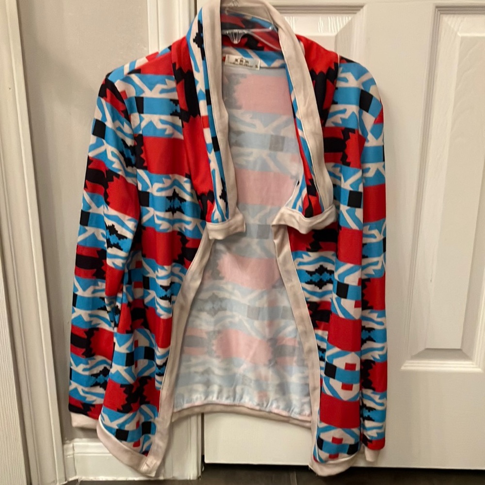 Bright patterned sweater
